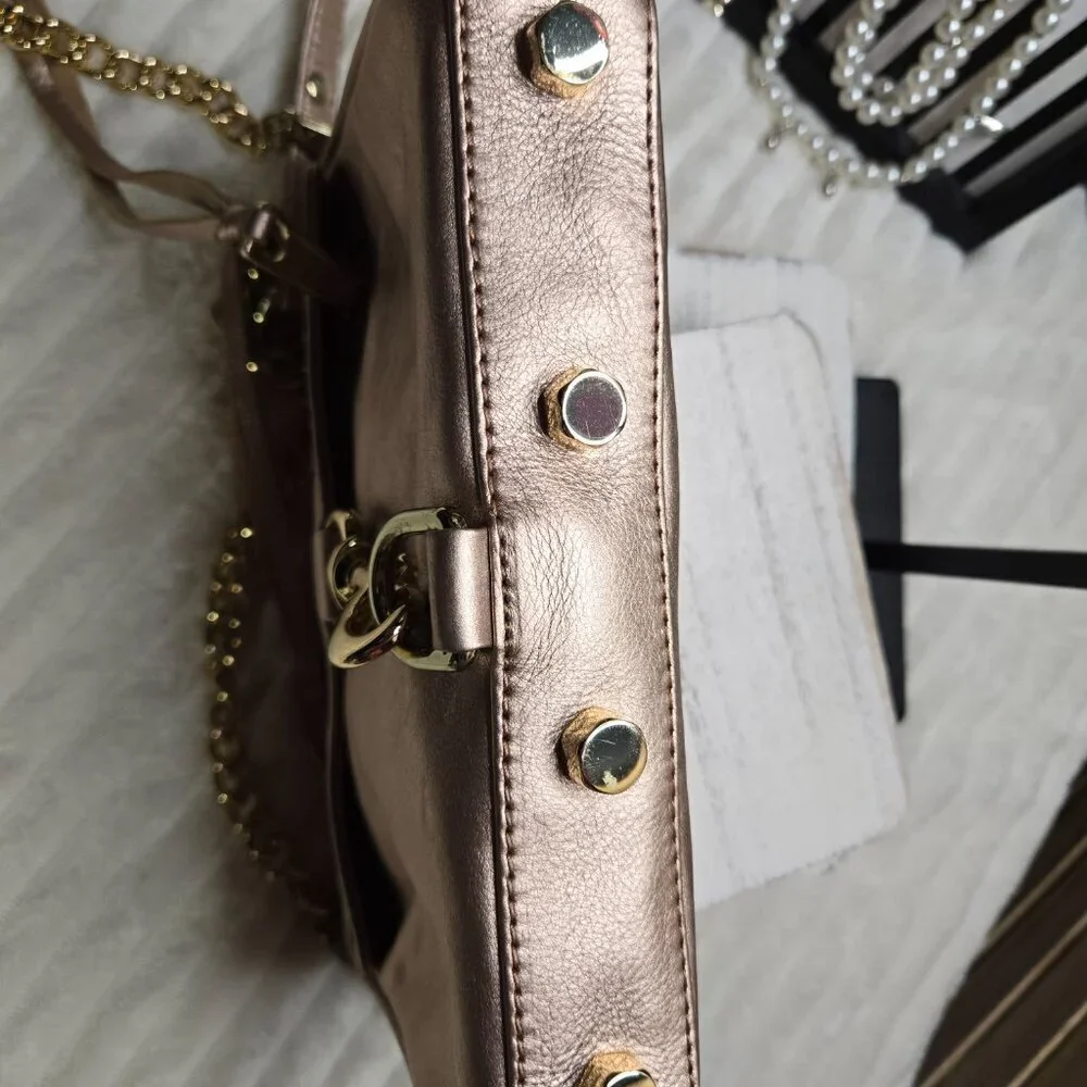 Rose Gold Rebecca Minkoff Crossbody - Picture 4 of 7